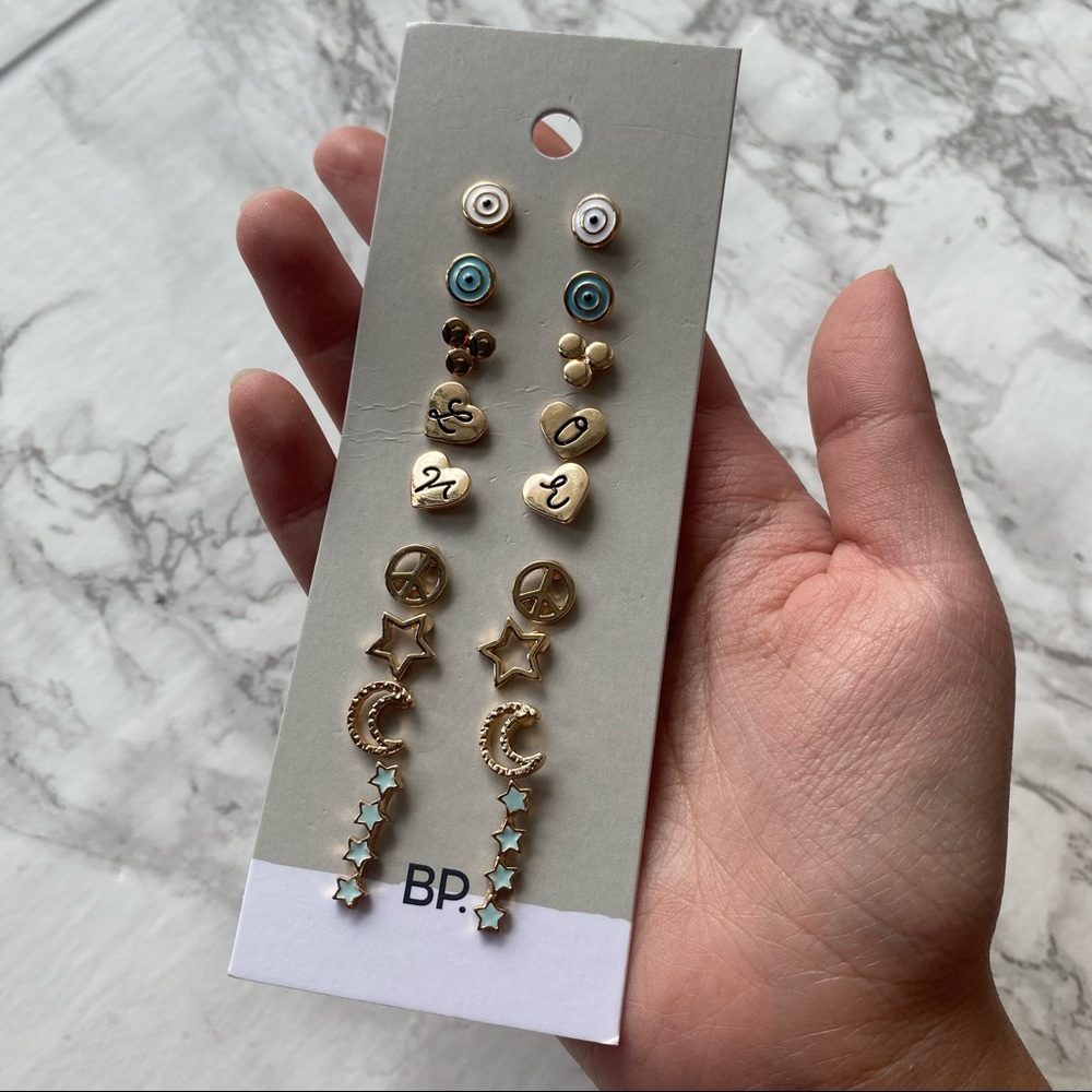 nordstrom bp earrings set 9 pieces Sep sale